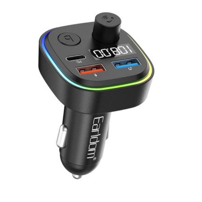 شارژر فندکی واف ام پلیرارلدام (Earldom) مدلET-M84 Earldom Wireless car FM player | M84